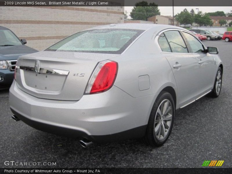Brilliant Silver Metallic / Light Camel 2009 Lincoln MKS Sedan