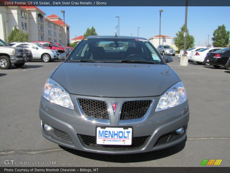 Dark Steel Gray Metallic / Ebony 2009 Pontiac G6 V6 Sedan