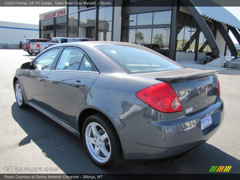 Dark Steel Gray Metallic / Ebony 2009 Pontiac G6 V6 Sedan