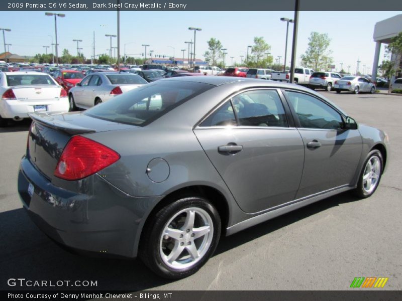 Dark Steel Gray Metallic / Ebony 2009 Pontiac G6 V6 Sedan