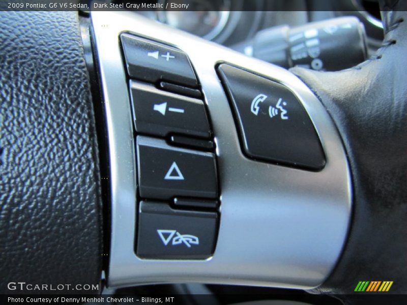 Dark Steel Gray Metallic / Ebony 2009 Pontiac G6 V6 Sedan