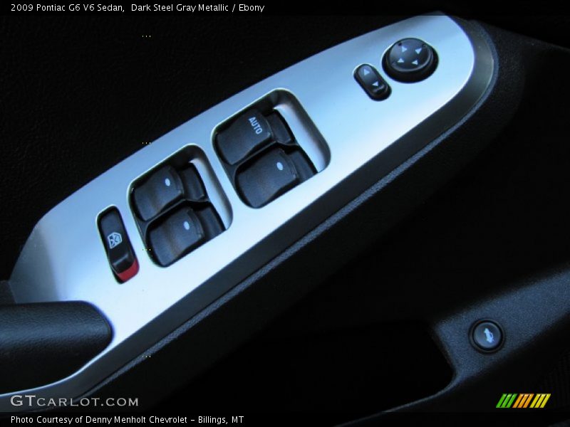 Dark Steel Gray Metallic / Ebony 2009 Pontiac G6 V6 Sedan