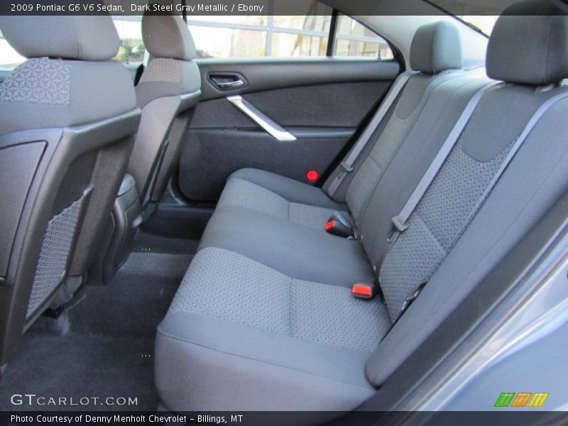 Dark Steel Gray Metallic / Ebony 2009 Pontiac G6 V6 Sedan
