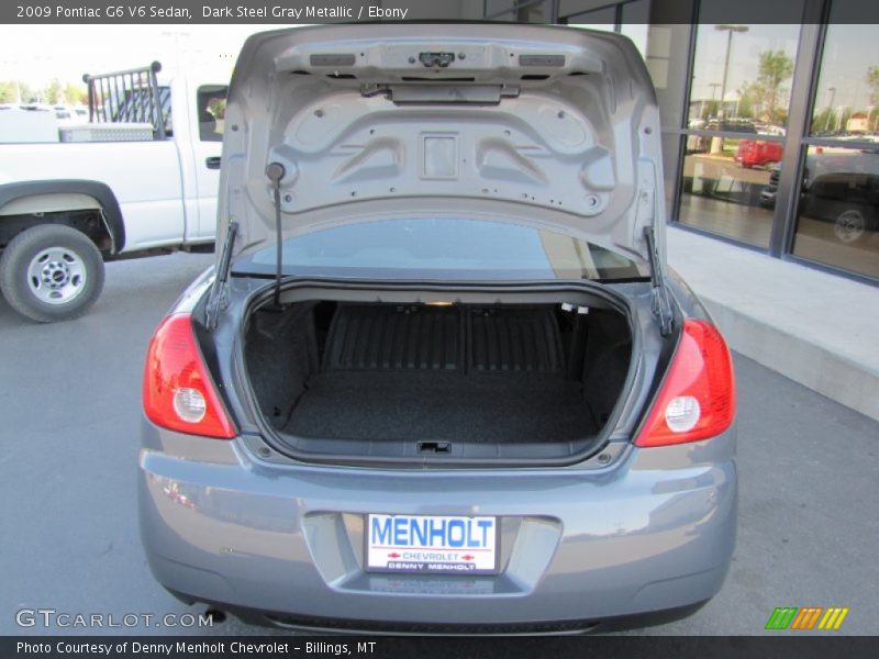 Dark Steel Gray Metallic / Ebony 2009 Pontiac G6 V6 Sedan