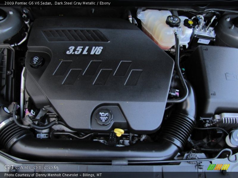Dark Steel Gray Metallic / Ebony 2009 Pontiac G6 V6 Sedan