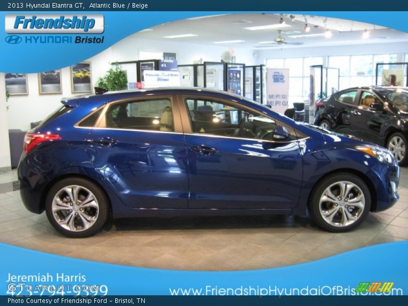 Atlantic Blue / Beige 2013 Hyundai Elantra GT