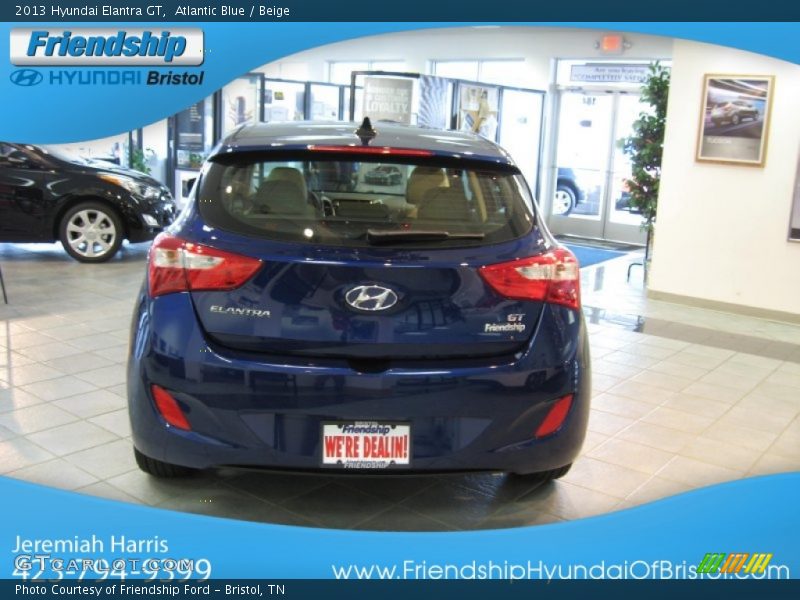 Atlantic Blue / Beige 2013 Hyundai Elantra GT