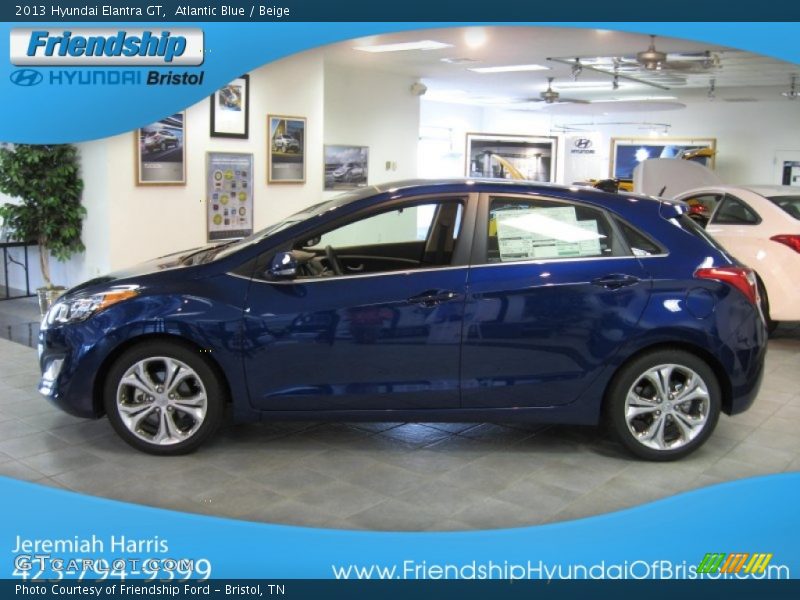 Atlantic Blue / Beige 2013 Hyundai Elantra GT