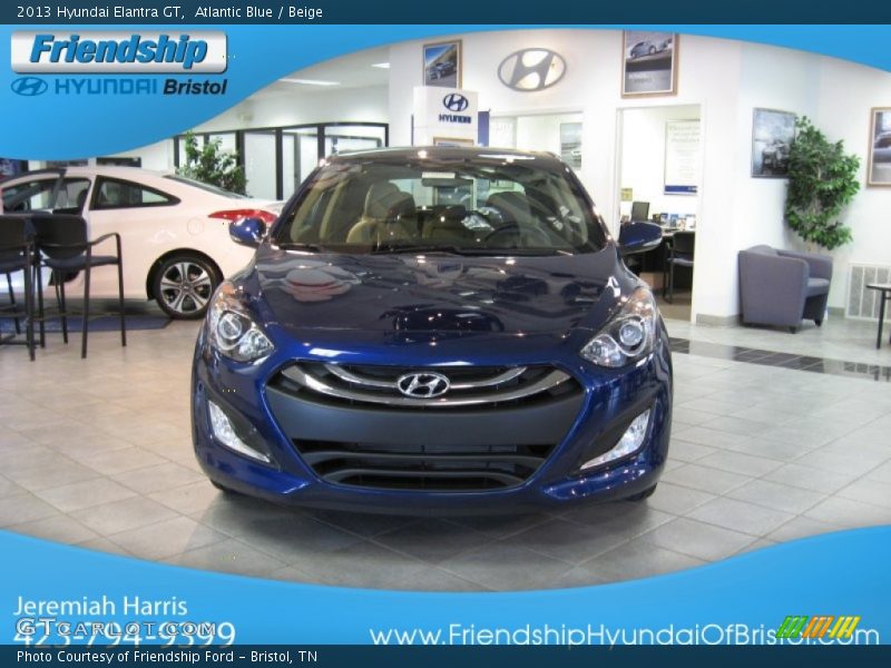 Atlantic Blue / Beige 2013 Hyundai Elantra GT