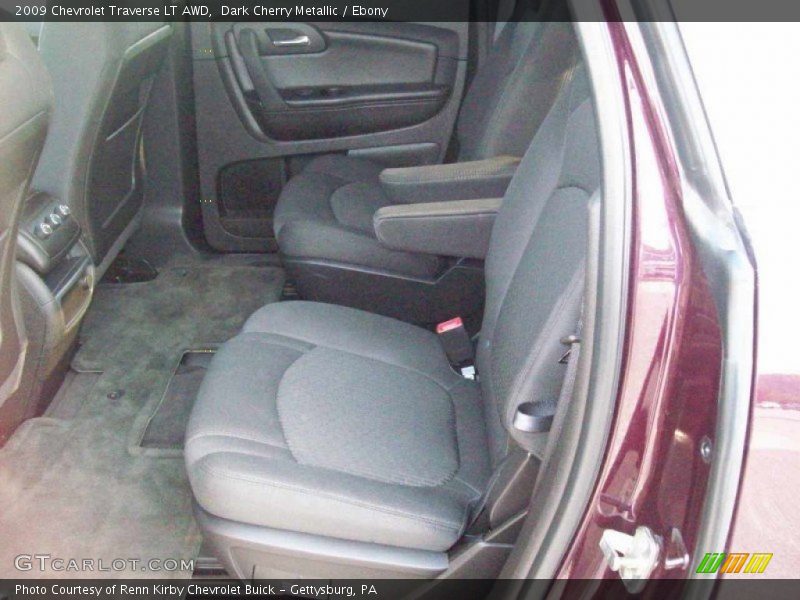 Dark Cherry Metallic / Ebony 2009 Chevrolet Traverse LT AWD