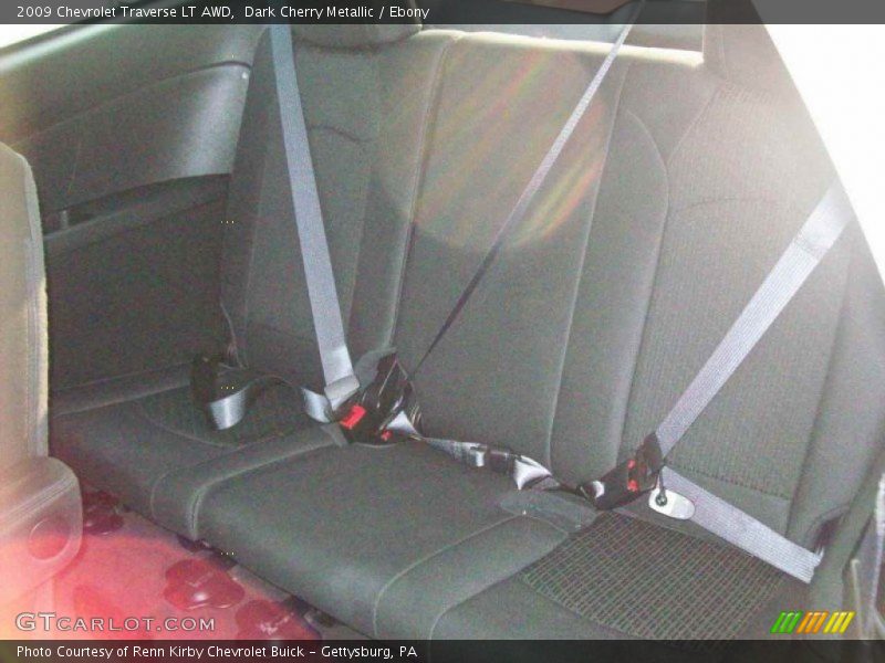Dark Cherry Metallic / Ebony 2009 Chevrolet Traverse LT AWD