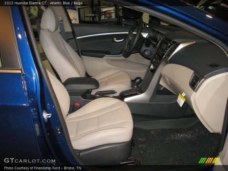 Atlantic Blue / Beige 2013 Hyundai Elantra GT