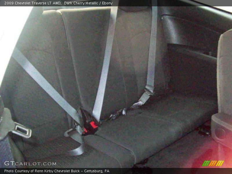 Dark Cherry Metallic / Ebony 2009 Chevrolet Traverse LT AWD
