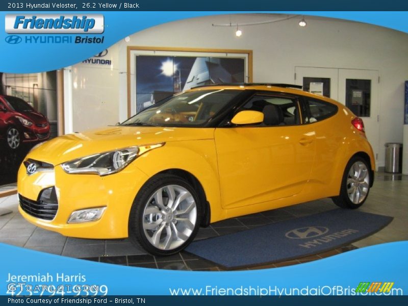 26.2 Yellow / Black 2013 Hyundai Veloster