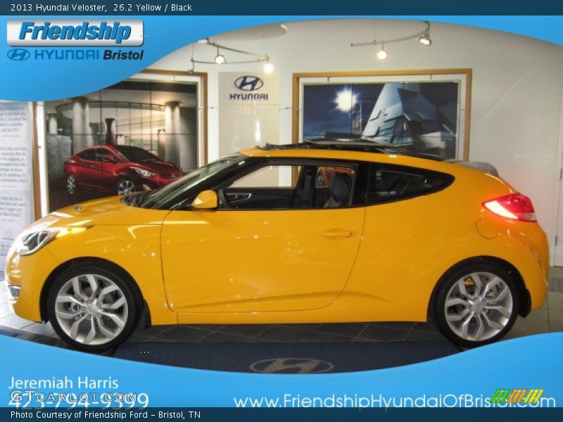 26.2 Yellow / Black 2013 Hyundai Veloster