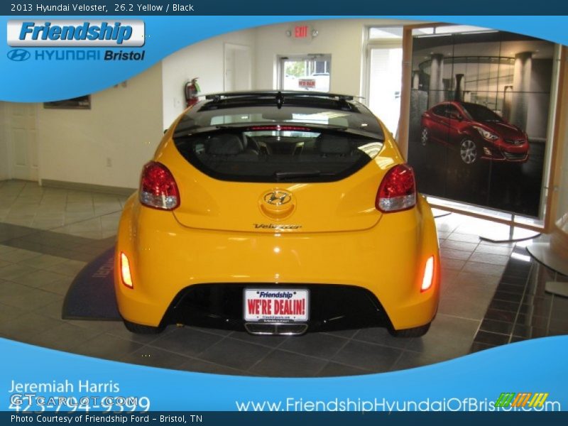 26.2 Yellow / Black 2013 Hyundai Veloster