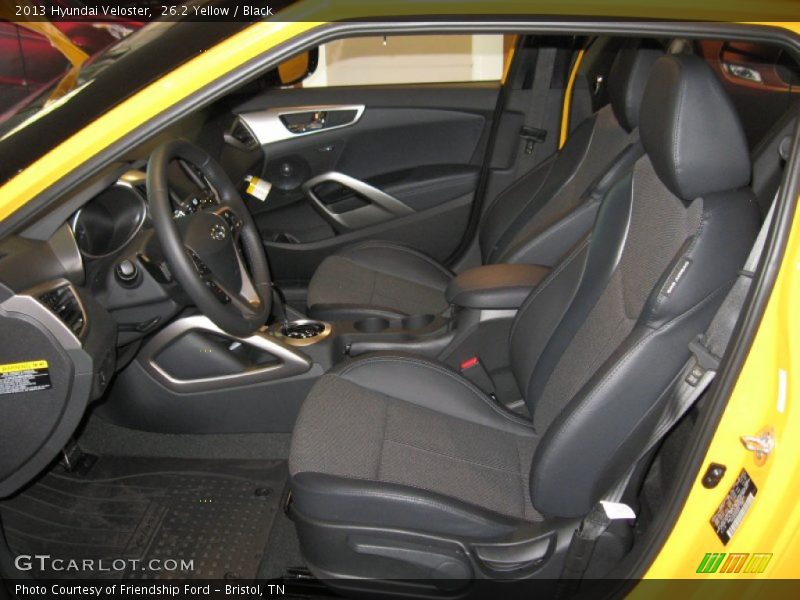 Black Interior - 2013 Veloster  