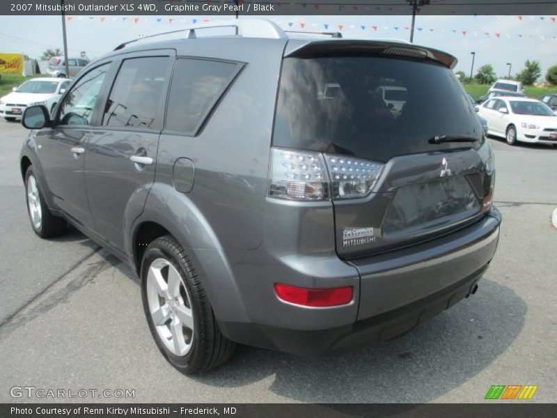 Graphite Gray Pearl / Black 2007 Mitsubishi Outlander XLS 4WD