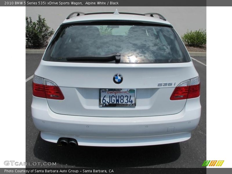 Alpine White / Black 2010 BMW 5 Series 535i xDrive Sports Wagon