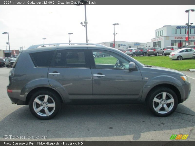 Graphite Gray Pearl / Black 2007 Mitsubishi Outlander XLS 4WD