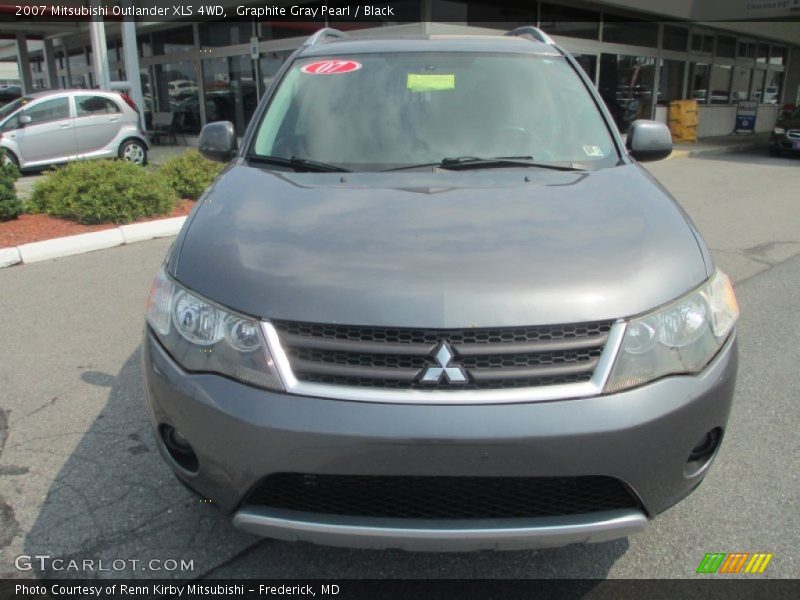 Graphite Gray Pearl / Black 2007 Mitsubishi Outlander XLS 4WD