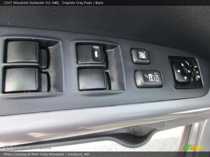 Graphite Gray Pearl / Black 2007 Mitsubishi Outlander XLS 4WD