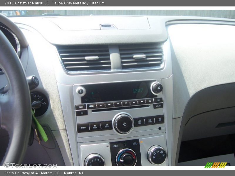 Taupe Gray Metallic / Titanium 2011 Chevrolet Malibu LT