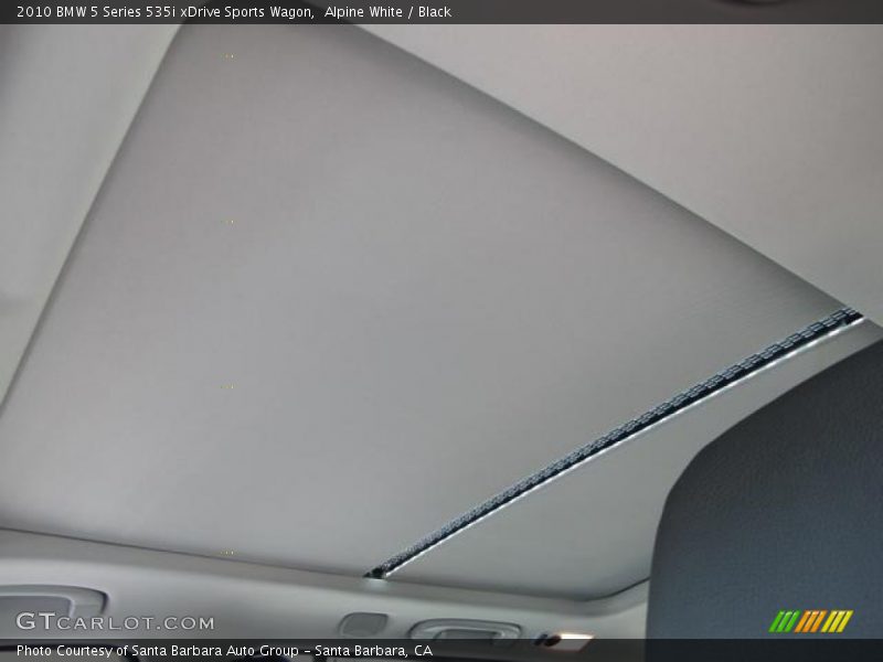 Alpine White / Black 2010 BMW 5 Series 535i xDrive Sports Wagon