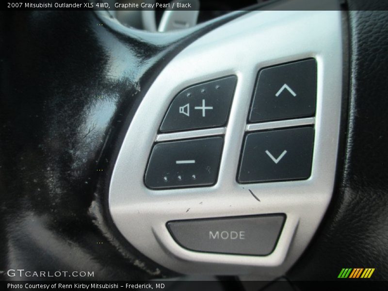 Graphite Gray Pearl / Black 2007 Mitsubishi Outlander XLS 4WD