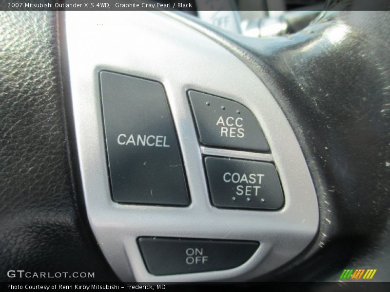 Graphite Gray Pearl / Black 2007 Mitsubishi Outlander XLS 4WD