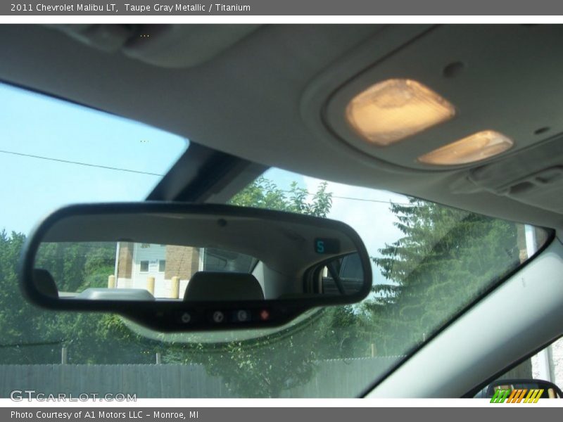 Taupe Gray Metallic / Titanium 2011 Chevrolet Malibu LT