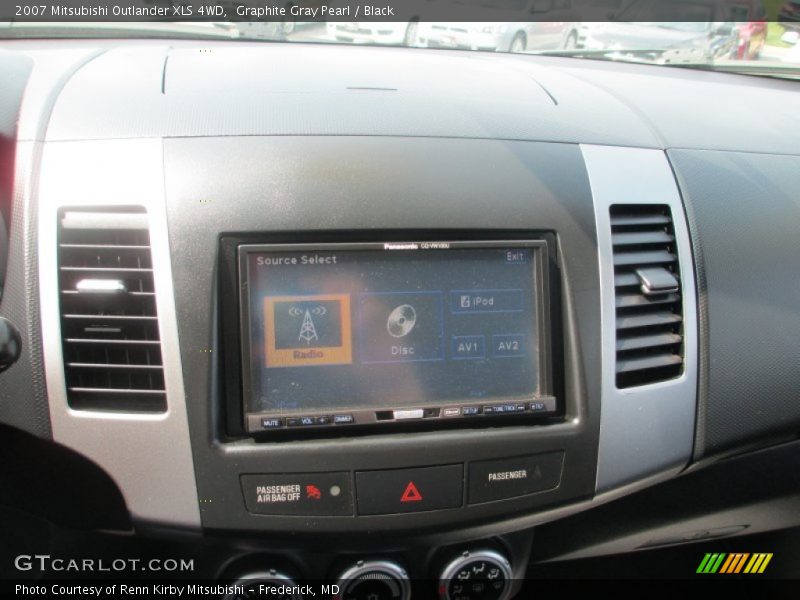 Graphite Gray Pearl / Black 2007 Mitsubishi Outlander XLS 4WD