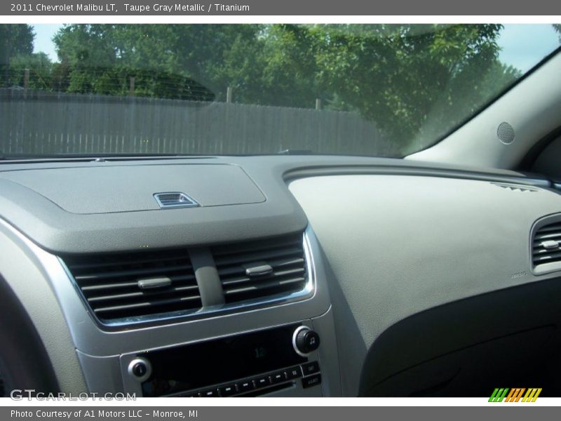 Taupe Gray Metallic / Titanium 2011 Chevrolet Malibu LT