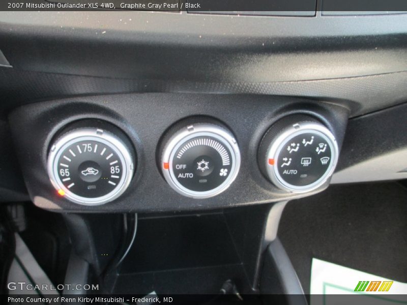 Graphite Gray Pearl / Black 2007 Mitsubishi Outlander XLS 4WD