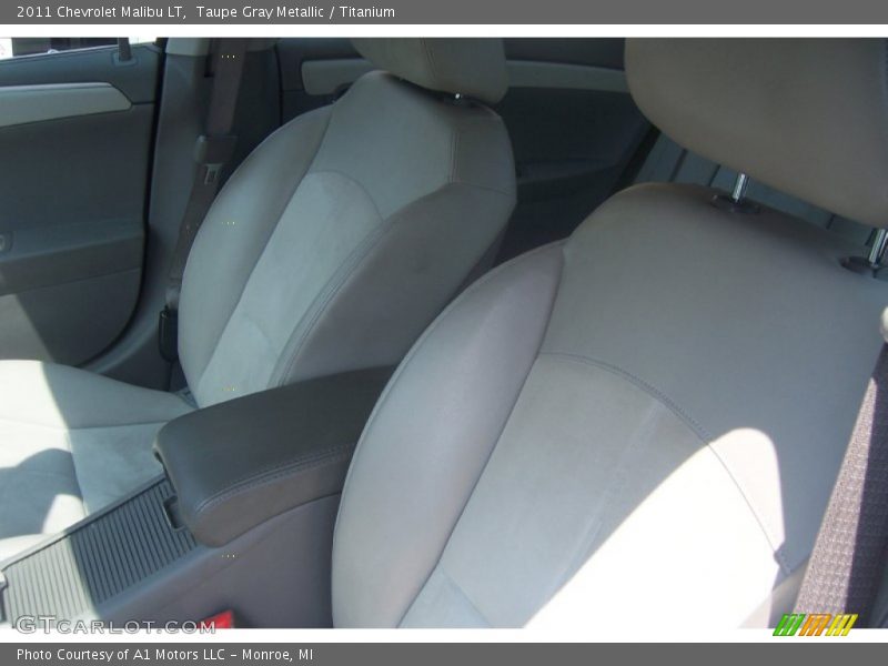 Taupe Gray Metallic / Titanium 2011 Chevrolet Malibu LT