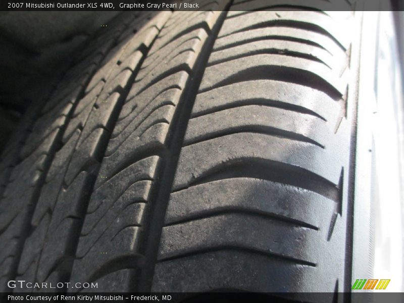 Graphite Gray Pearl / Black 2007 Mitsubishi Outlander XLS 4WD
