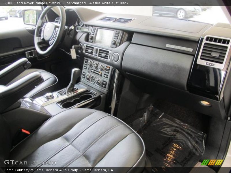 Alaska White / Jet Black 2008 Land Rover Range Rover V8 Supercharged