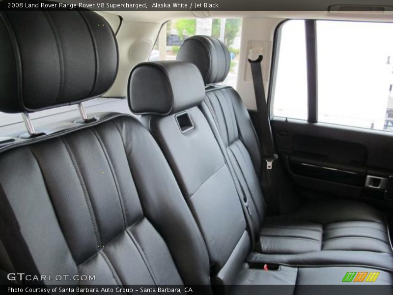 Alaska White / Jet Black 2008 Land Rover Range Rover V8 Supercharged