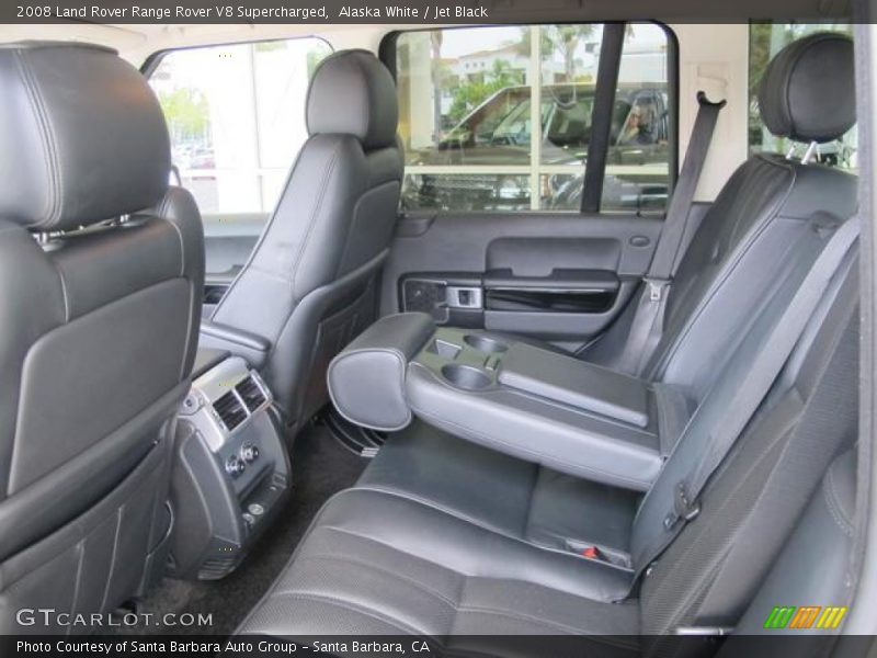 Alaska White / Jet Black 2008 Land Rover Range Rover V8 Supercharged