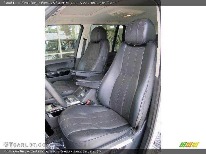 Alaska White / Jet Black 2008 Land Rover Range Rover V8 Supercharged