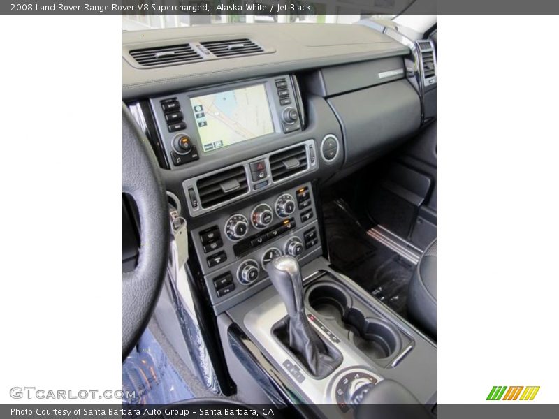 Alaska White / Jet Black 2008 Land Rover Range Rover V8 Supercharged
