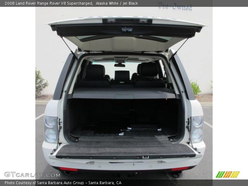 Alaska White / Jet Black 2008 Land Rover Range Rover V8 Supercharged