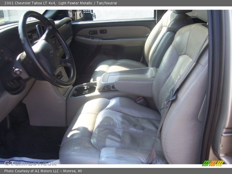 Light Pewter Metallic / Tan/Neutral 2001 Chevrolet Tahoe LT 4x4