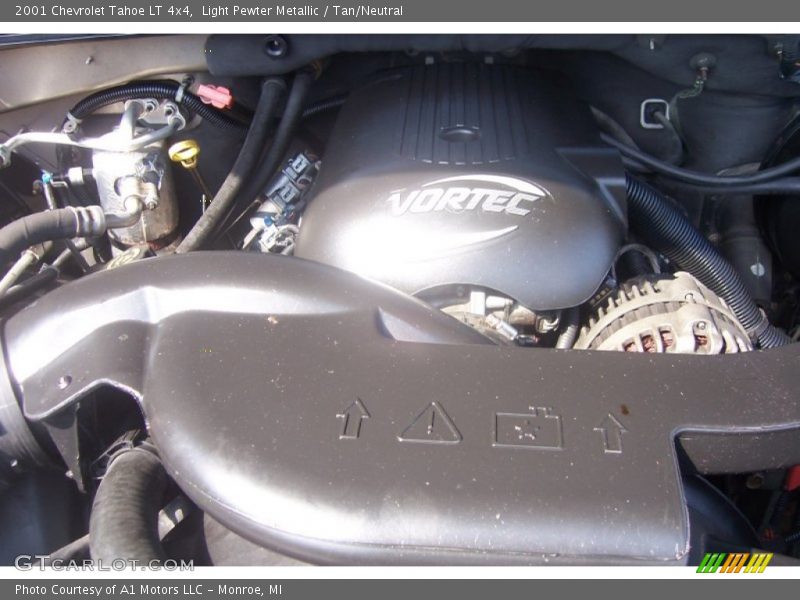 Light Pewter Metallic / Tan/Neutral 2001 Chevrolet Tahoe LT 4x4