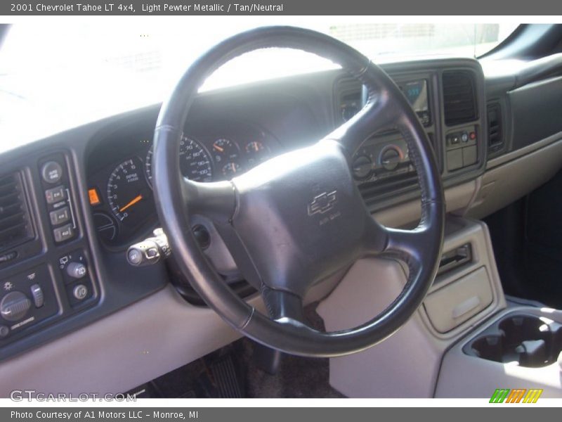 Light Pewter Metallic / Tan/Neutral 2001 Chevrolet Tahoe LT 4x4