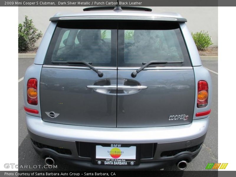 Dark Silver Metallic / Punch Carbon Black Leather 2009 Mini Cooper S Clubman