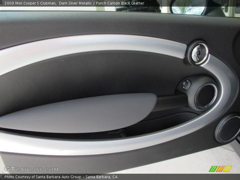 Dark Silver Metallic / Punch Carbon Black Leather 2009 Mini Cooper S Clubman