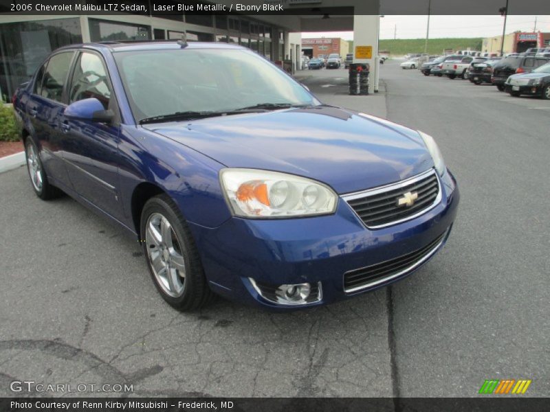 Laser Blue Metallic / Ebony Black 2006 Chevrolet Malibu LTZ Sedan