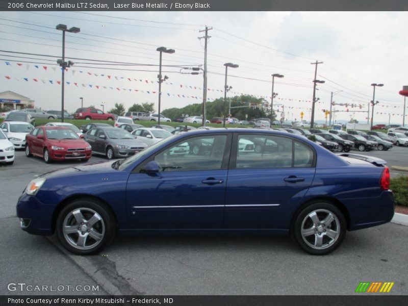 Laser Blue Metallic / Ebony Black 2006 Chevrolet Malibu LTZ Sedan