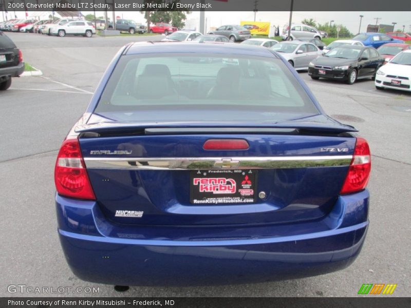 Laser Blue Metallic / Ebony Black 2006 Chevrolet Malibu LTZ Sedan